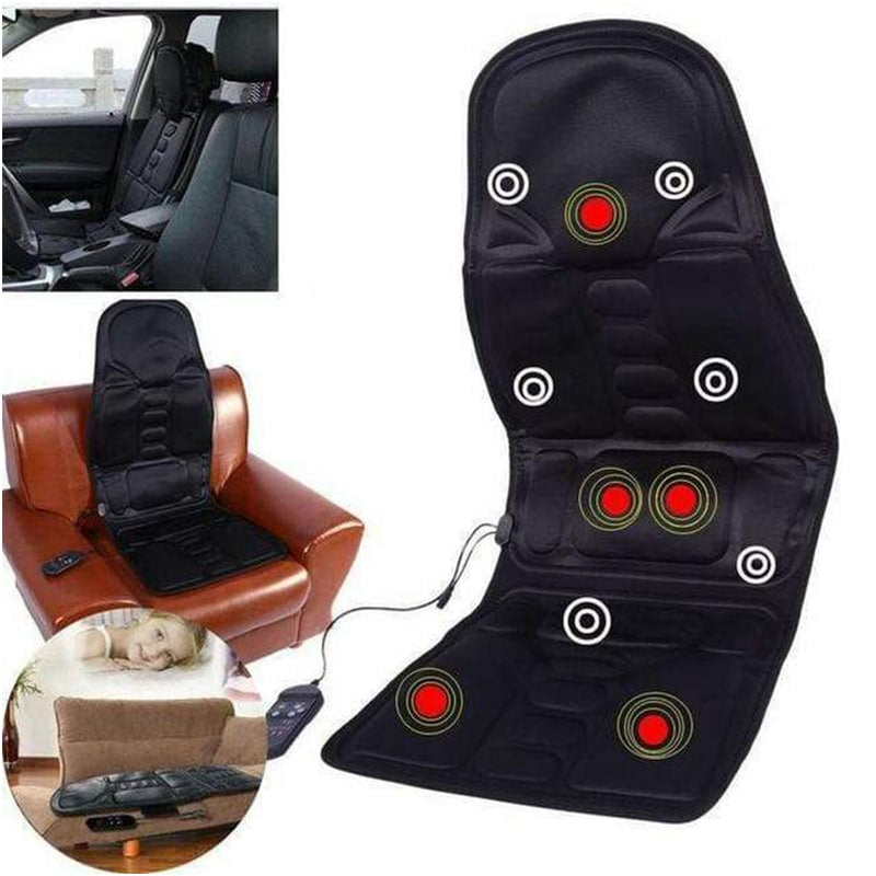 Electric Car Seat Massage Cushion with Soothing Heat