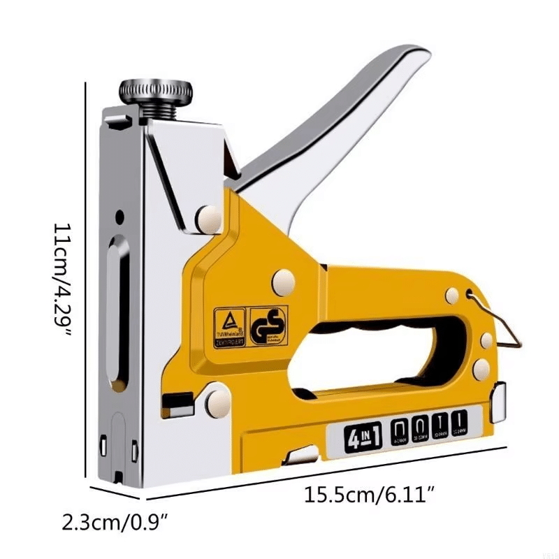 Heavy Duty 3-in-1 Staple Gun for DIY and Woodworking