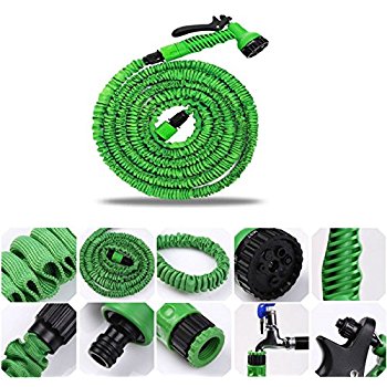 3x Expandable Garden Hose Pipe 15m