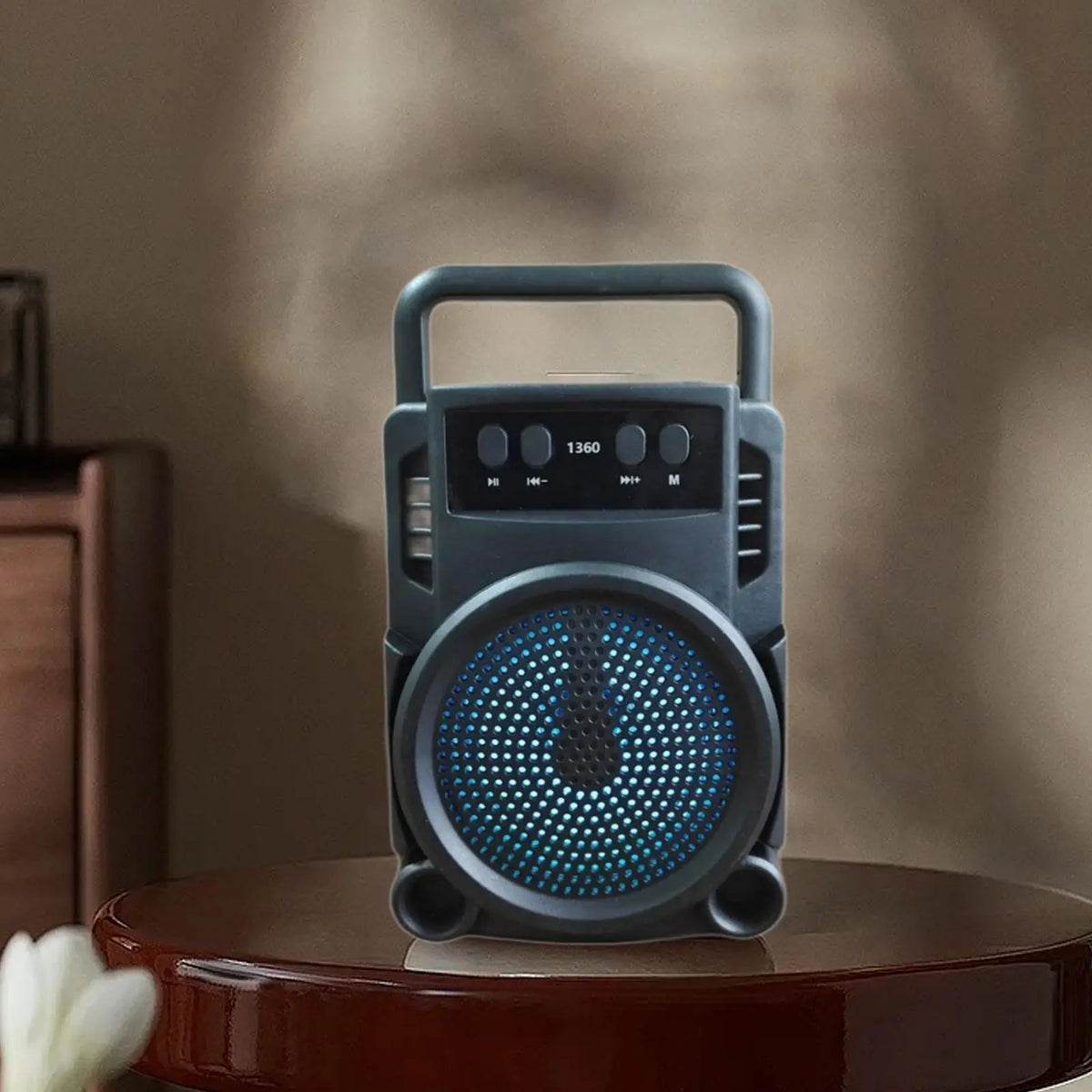 Portable Wireless Bluetooth Speaker with RGB Night Light