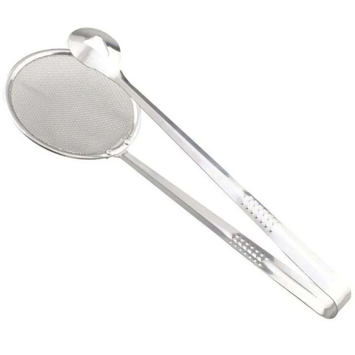 Stainless Steel 2-in-1 Food Spoon Strainer