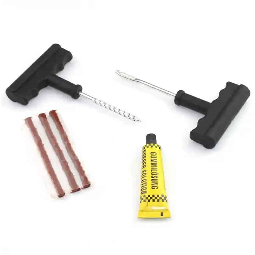 Compact Tire Emergency Repair Kit for Cars and Motorcycles