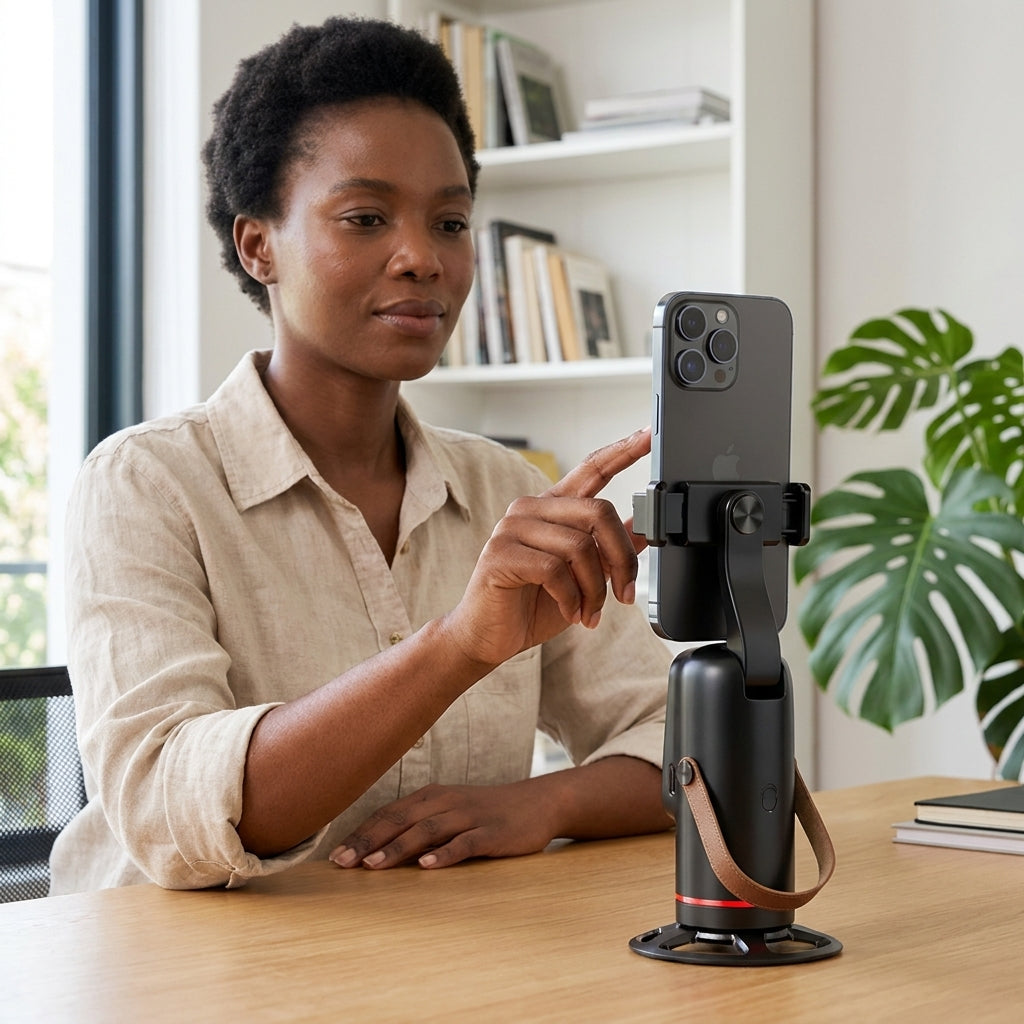 360-Degree Intelligent Face Tracking Camera