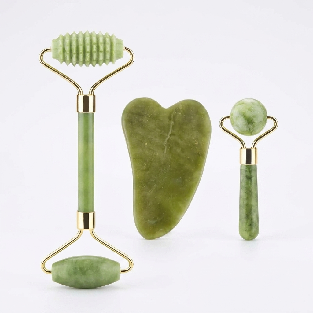 Anti-Aging Facial Massager and Gua Sha Set