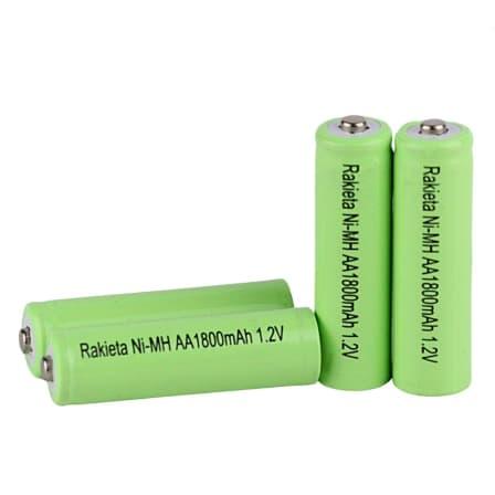 1800mAh 1.2V Ni-MH AA Rechargeable Battery