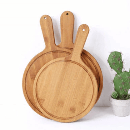 Round Bamboo Pizza Board