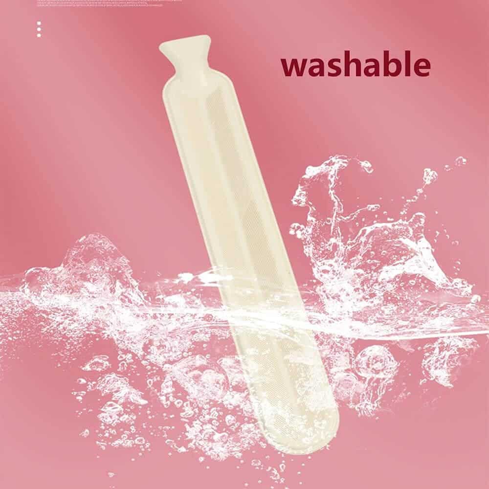 2L Extra Long Hot Water Bottle with Plush Cover