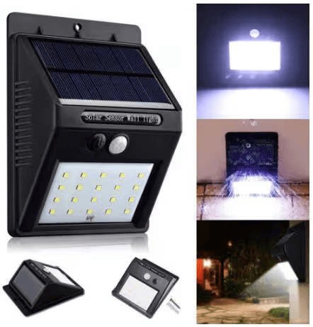 20 LED Solar Motion Sensor Wall Light