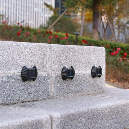 4-Pack Waterproof Solar LED Wall Lights