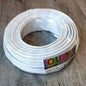 100m 3x2.5mm Flat Electrical Cable White