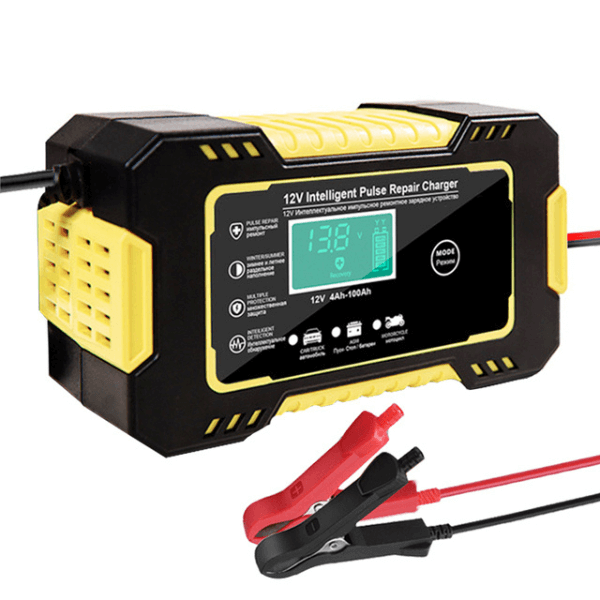 Smart LCD Display 12V 6A Car Battery Charger