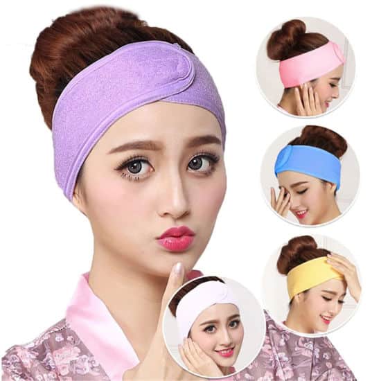 Ultra-Absorbent Towel Hair Wrap Headband for Makeup