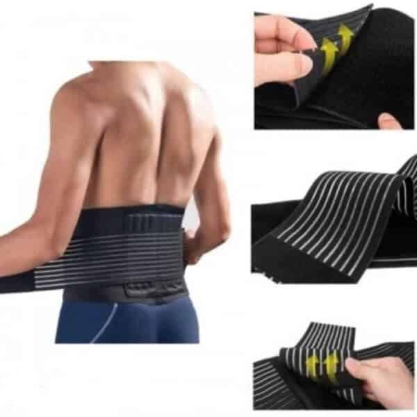 Back Support and Pain Relief Lumbar Belt with Straps
