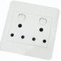 2 x 16A Switched Double Power Socket with Cover Plate
