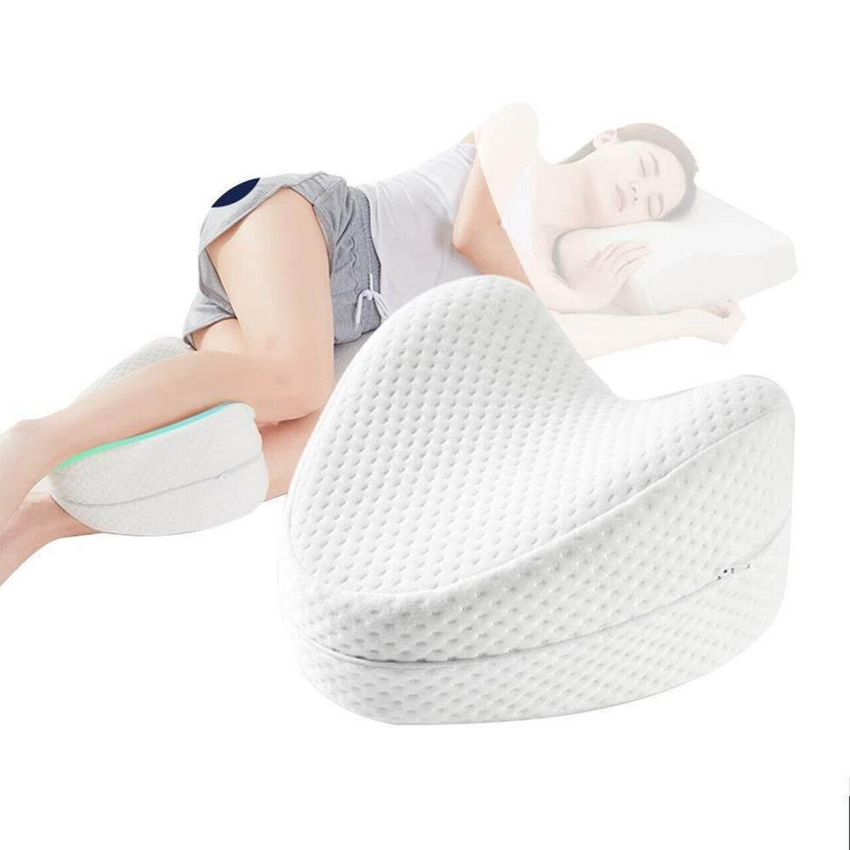 Ergonomic Memory Foam Leg Pillow for Side Sleepers