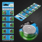 10-Piece AG13 1.55V Alkaline Button Cell Battery Set