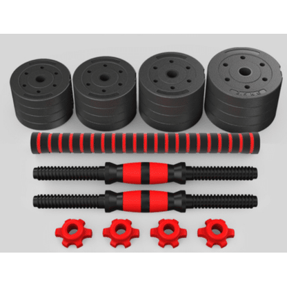 Adjustable Barbell and Dumbbell Weight Set 30kg
