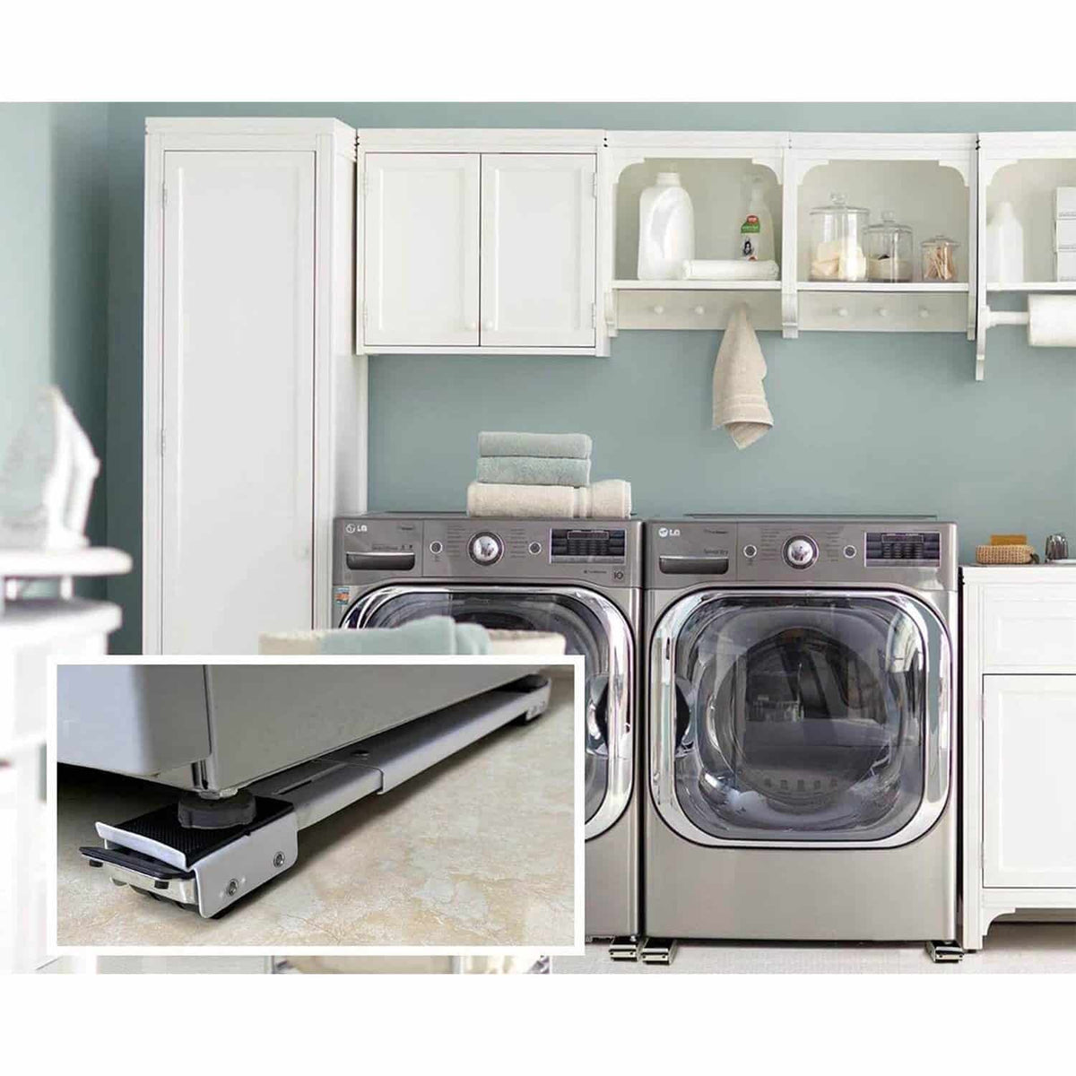 Extendable Appliance Rollers Moving Wheels Trolley