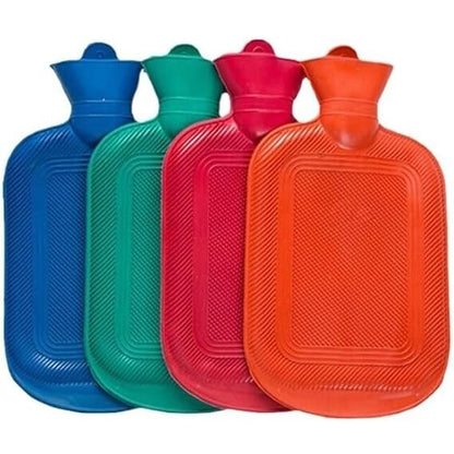 1.75L Rubber Hot Water Bottle with Soft Fabric Cover