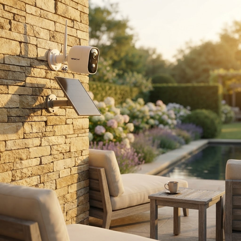 4G Solar-Powered Outdoor Security Camera