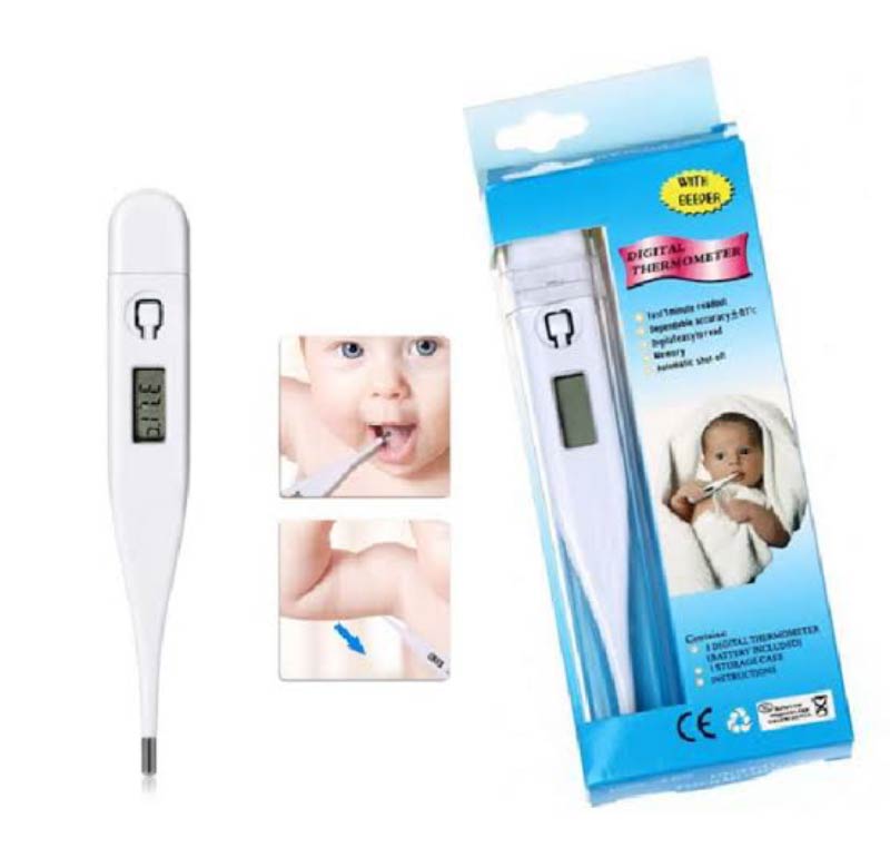 Contactless Digital Thermometer with Backlit LCD Display