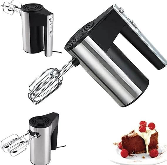 500W Stainless Steel Electric Handheld Mixer