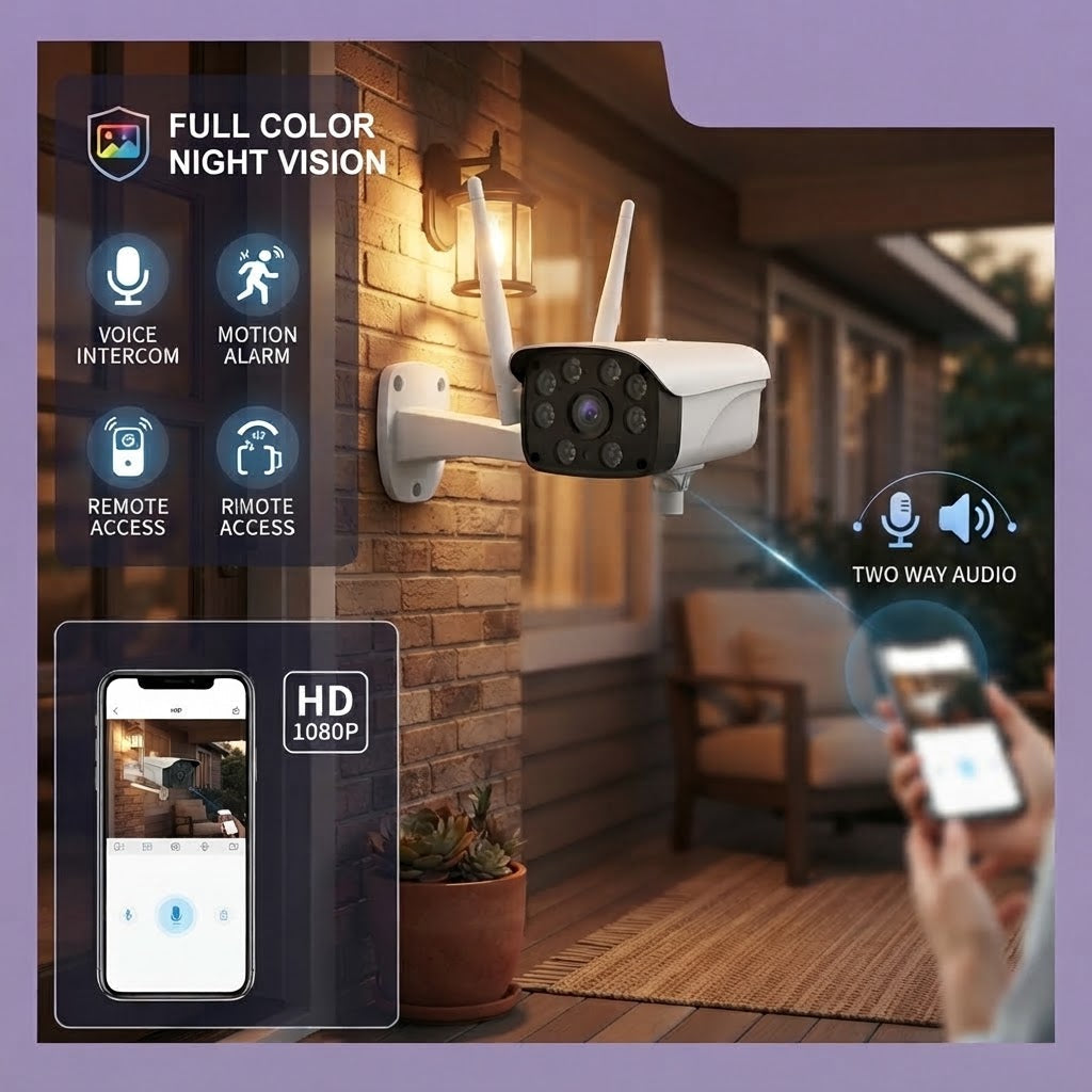 Wi-Fi Cam OD30 Bullet Security Camera Unit