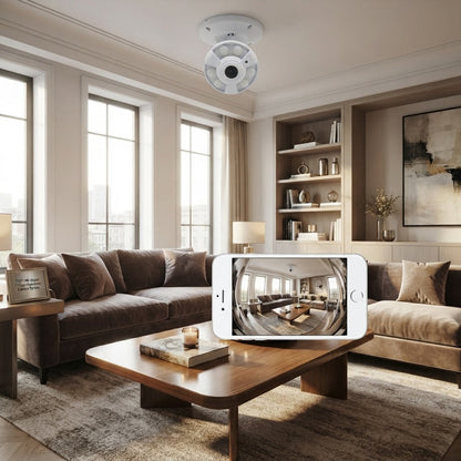 5MP 360-Degree Panoramic Fisheye IP Security Camera