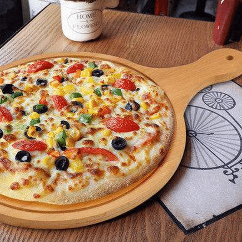 Round Bamboo Pizza Board