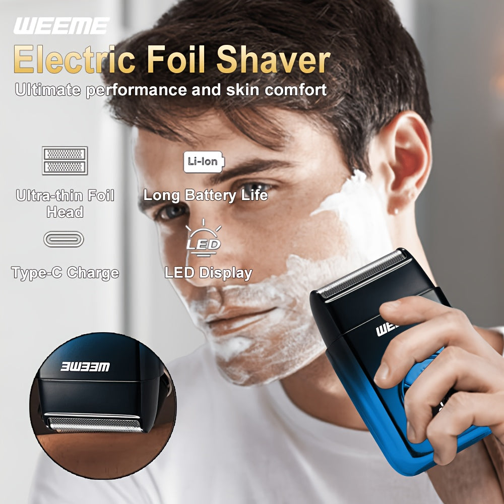 Men's 4-Piece Electric Hair Clipper and Shaver Grooming Set