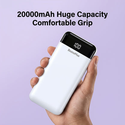 Portable Fast Charging Power Bank with Digital Display