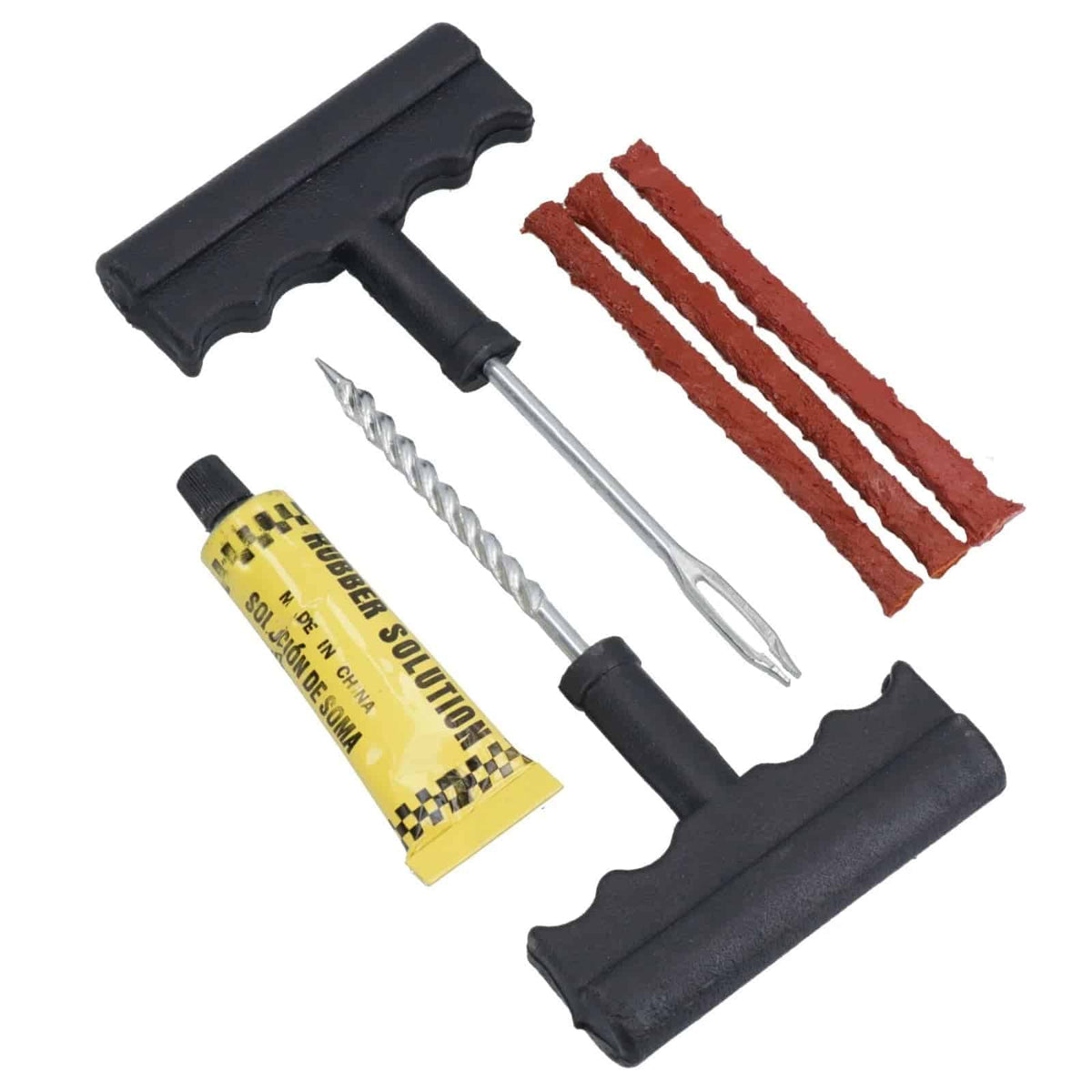 Compact Tire Emergency Repair Kit for Cars and Motorcycles
