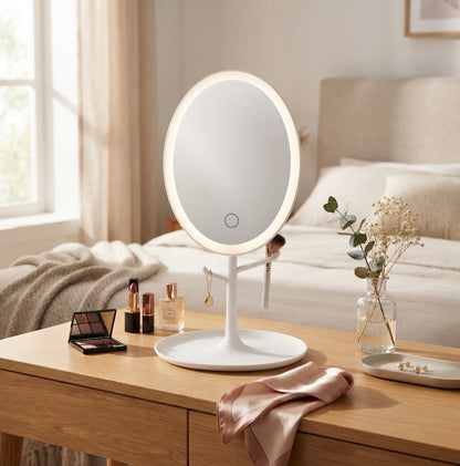 Oval LED Makeup Mirror