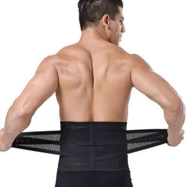Back Support and Pain Relief Lumbar Belt with Straps