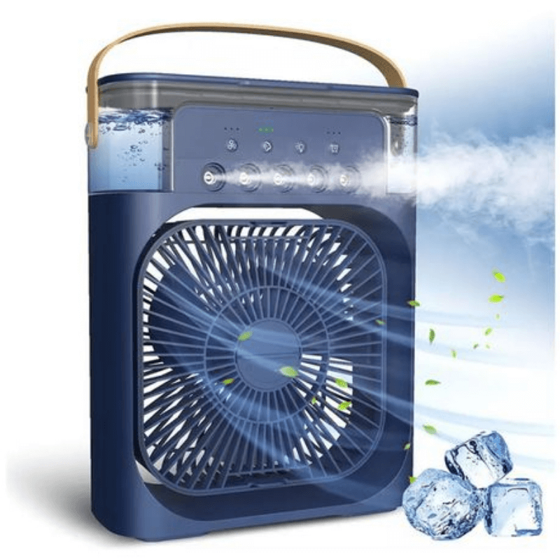 Portable Air Cooler Fan with 7 Colours LED Light