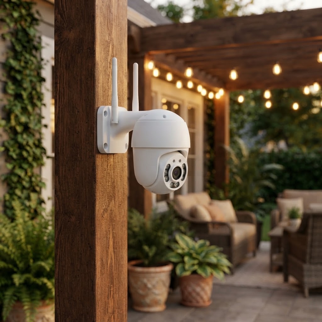 1080P Outdoor PTZ Wi-Fi Security Camera