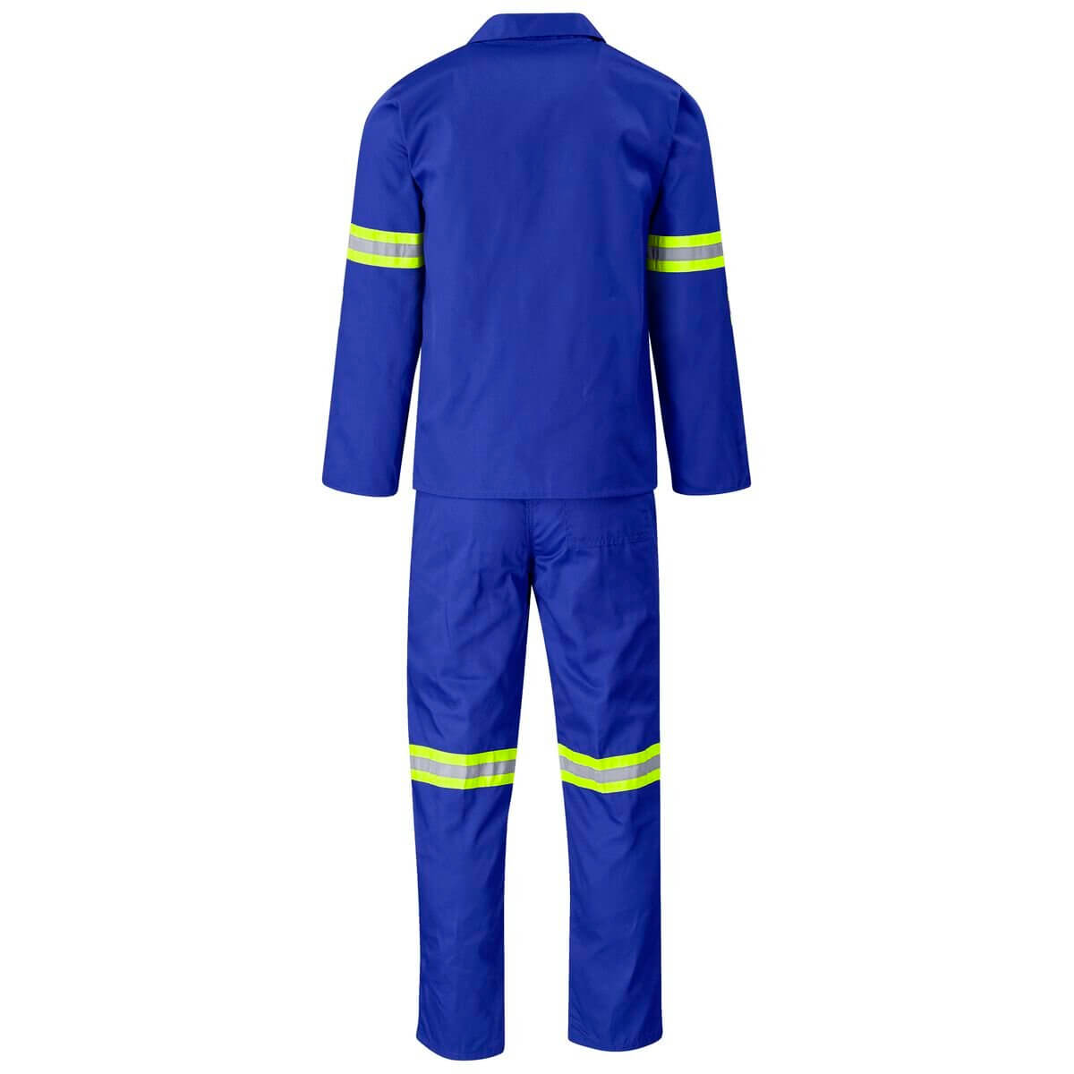 High-Visibility Reflective Two-Piece Safety Overall Suit