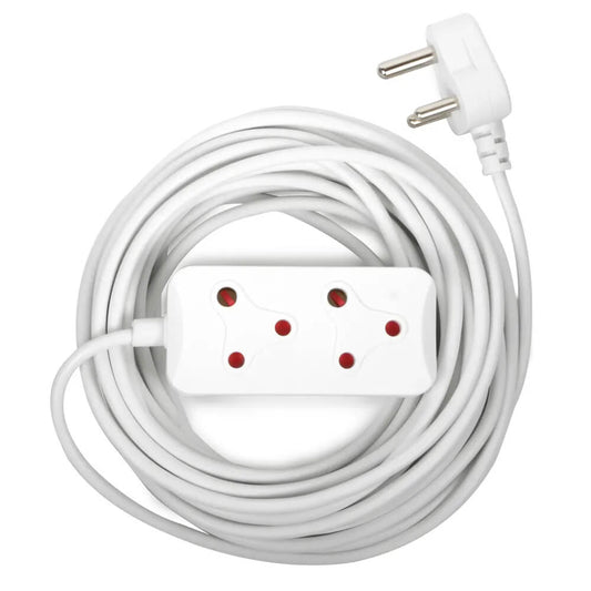 10m 2-Socket Power Extension Cord