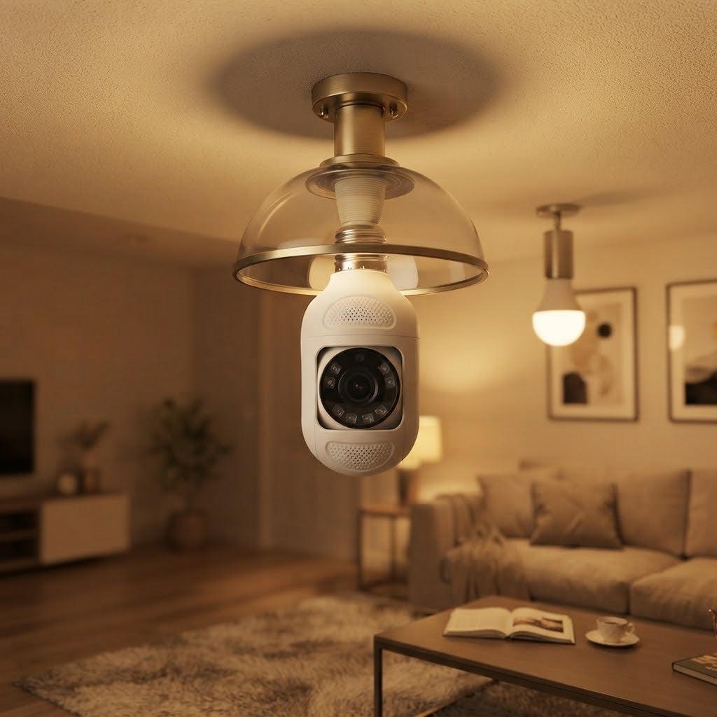 Wireless Light Bulb Security Camera