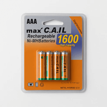 AAA 1600mAh 1.2V Rechargeable Ni-MH Batteries