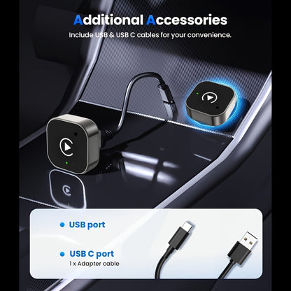 Wireless CarPlay and Android Auto USB Adapter