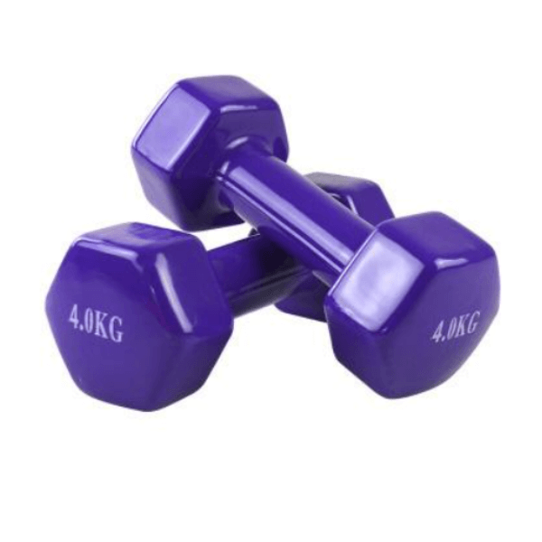 4kg Dip-Molded Dumbbell for Strength Training and Home Workouts