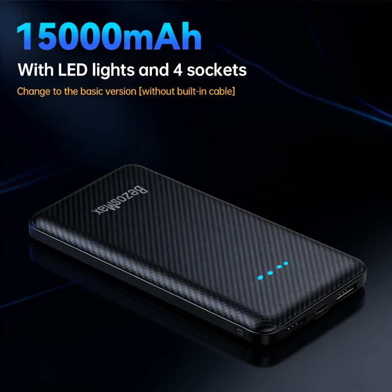 Portable Fast Charging Power Bank with Digital Display