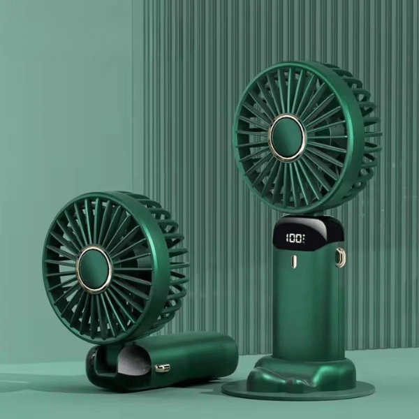 Portable Handheld Mini Fan with Digital Power Display