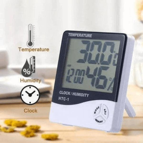 Digital Thermometer and Hygrometer with LCD Display