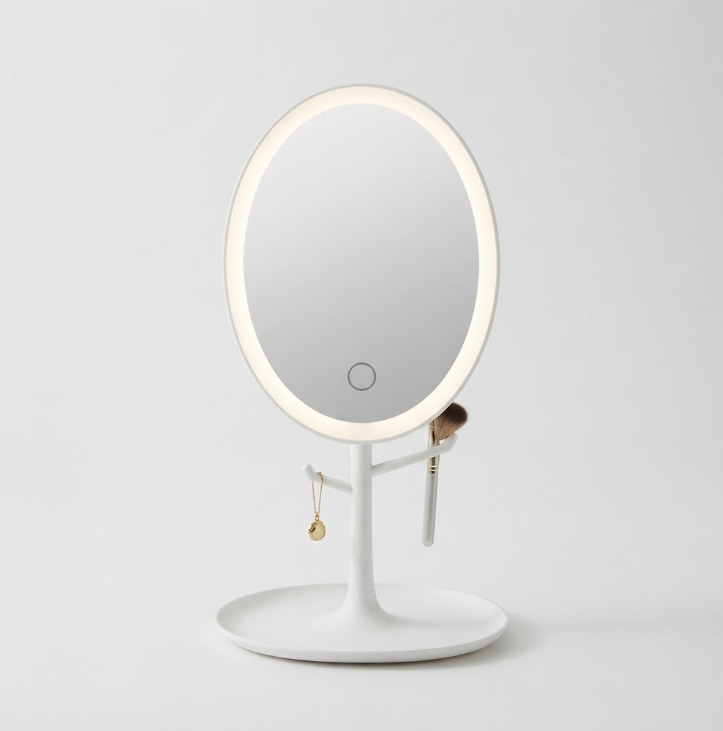 Oval LED Makeup Mirror