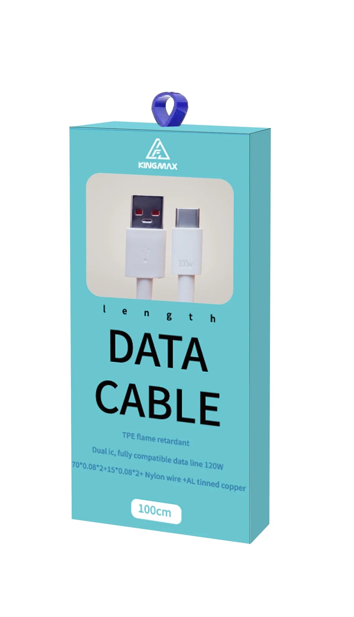 120W 6A Fast Charging Type-C USB-C Cable