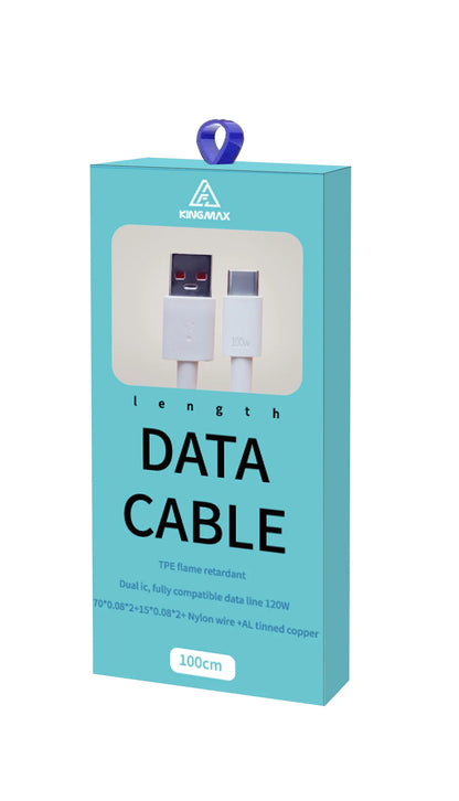 120W 6A Fast Charging Type-C USB-C Cable