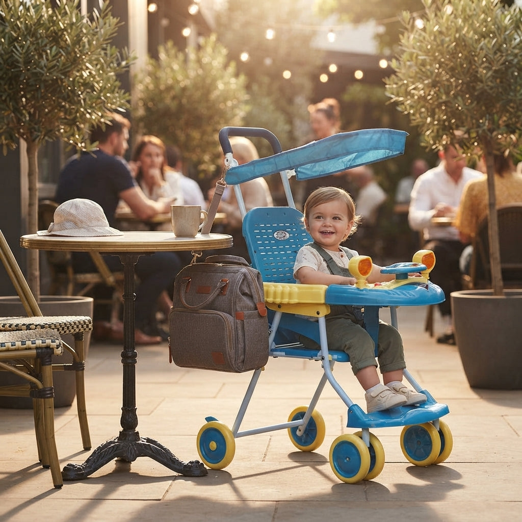 Compact Fold Baby Stroller and Pram