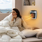 Portable Fan Heater with Thermostat and Timer